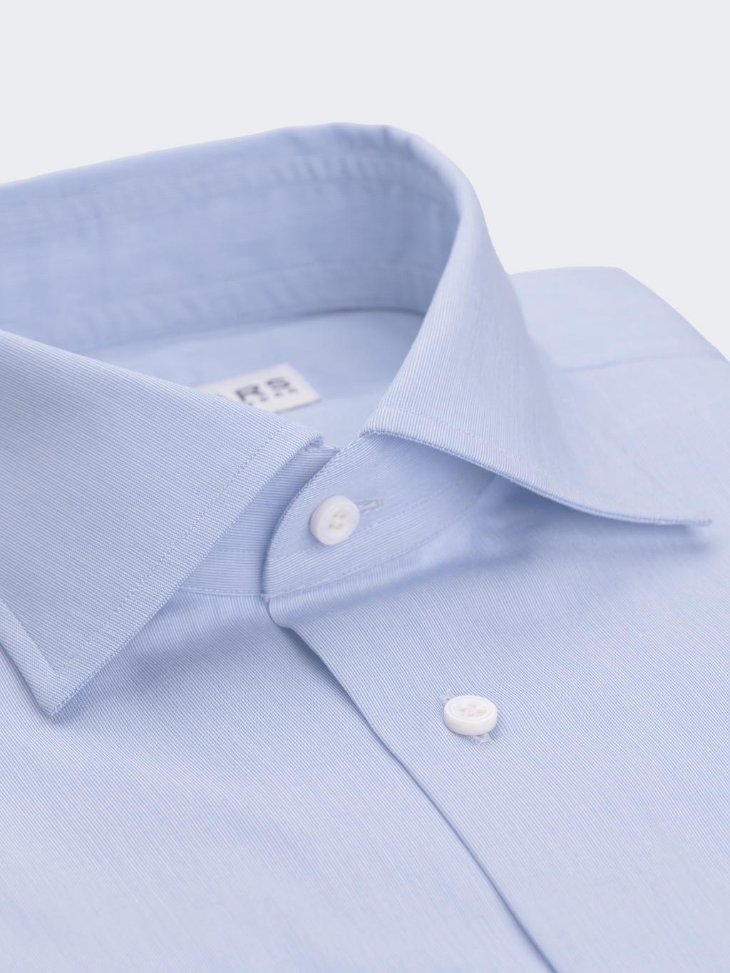 Light Blue Hairline Stripe | Easy Iron