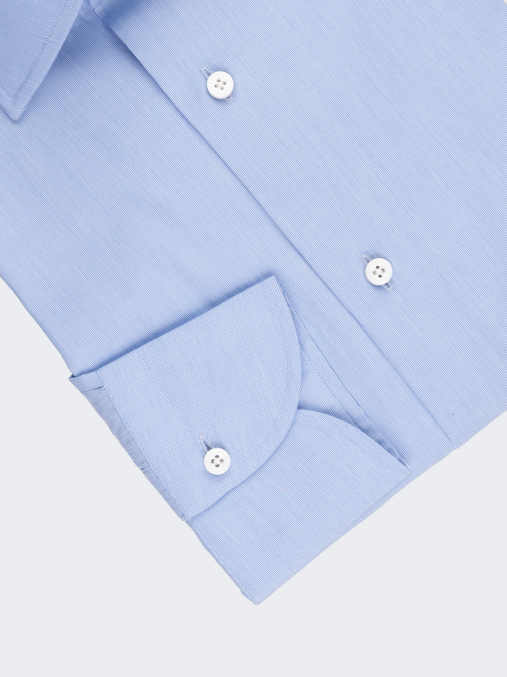 Light Blue Hairline Stripe | Easy Iron