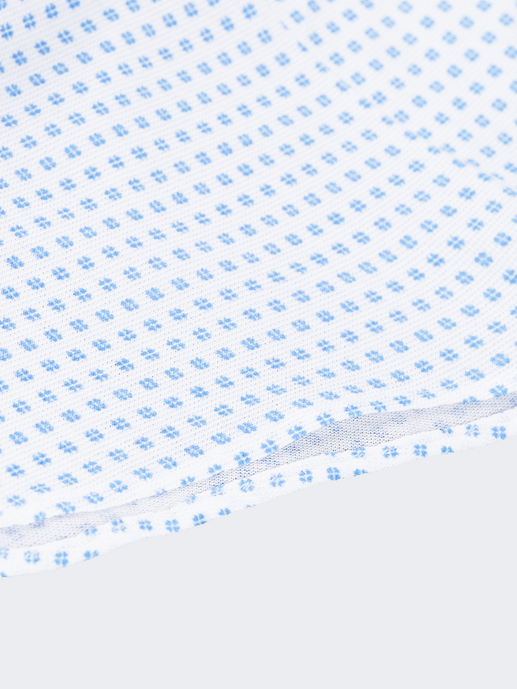 Blue Print | Knitted Shirt