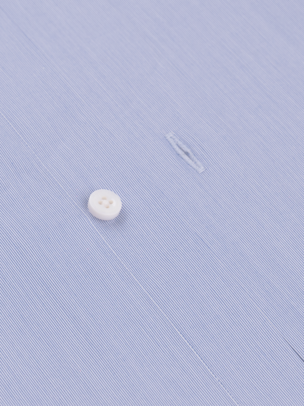 Medium Blue Hairline Stripe | Easy Iron