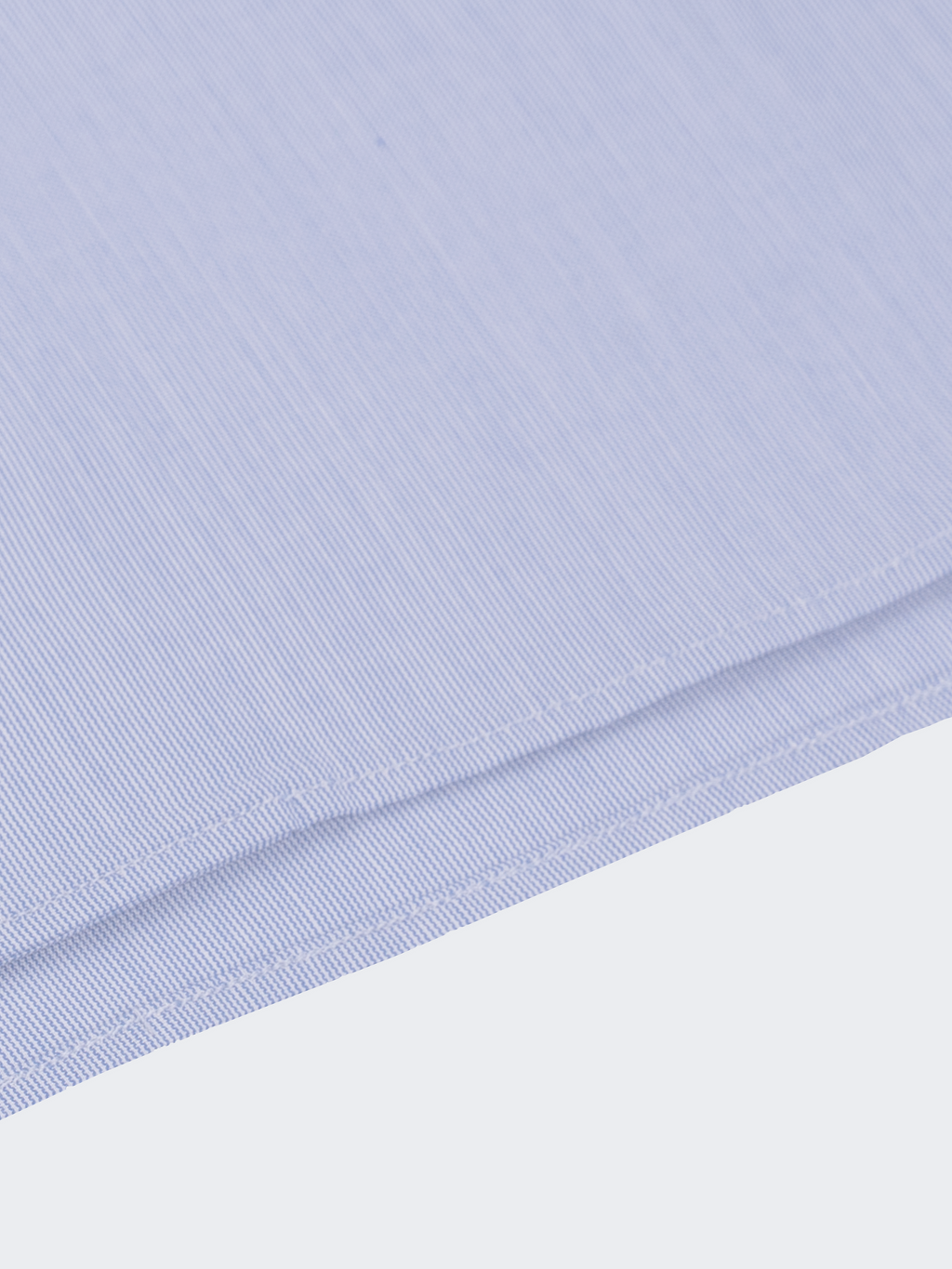 Medium Blue Hairline Stripe | Easy Iron