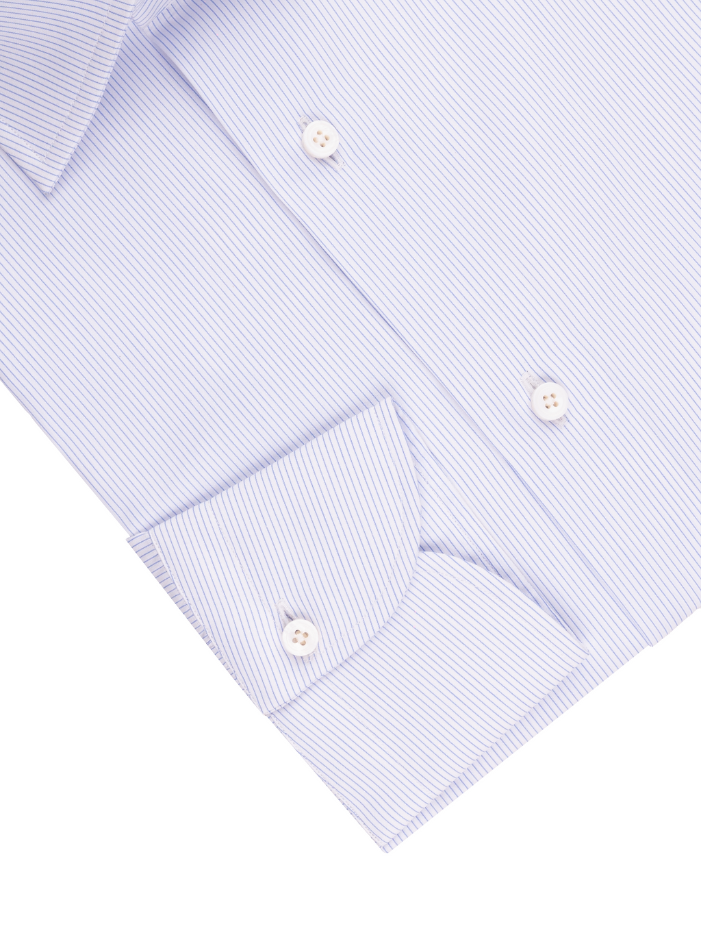 Light Blue Fine Stripe | Easy Iron