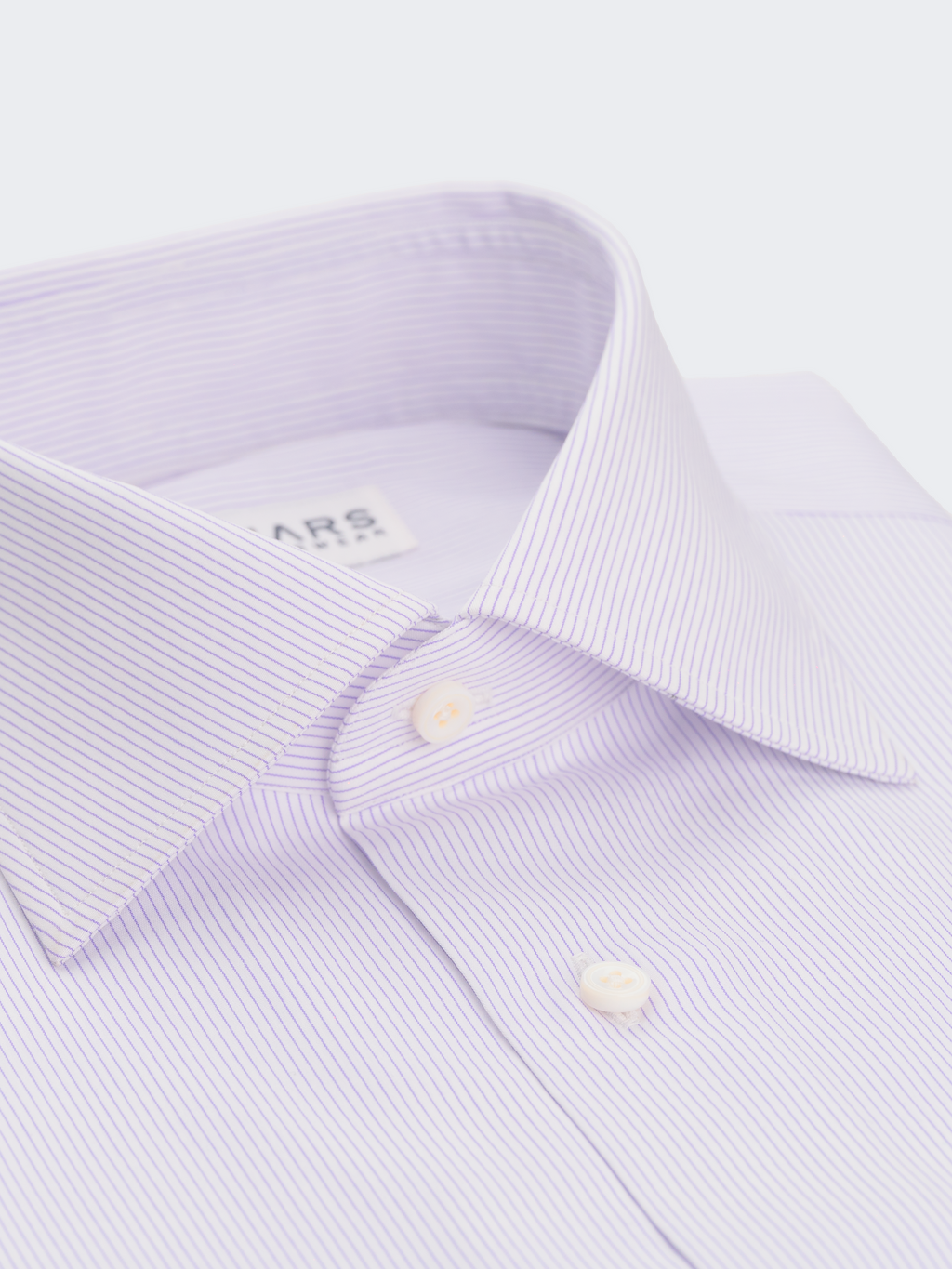 Purple Fine Stripe | Easy Iron