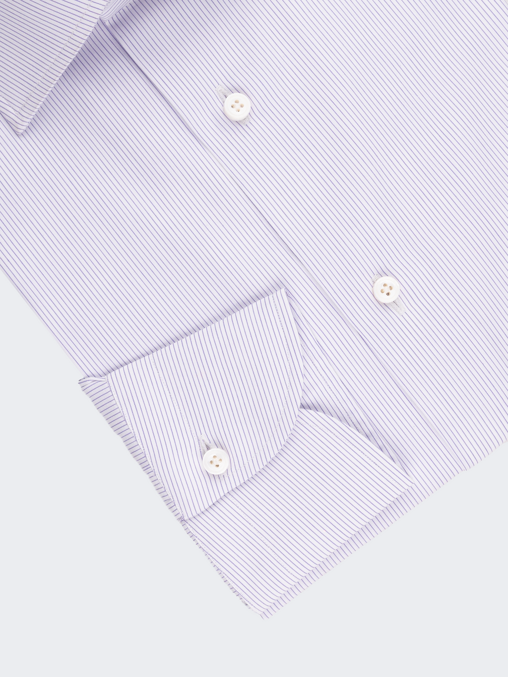 Purple Fine Stripe | Easy Iron
