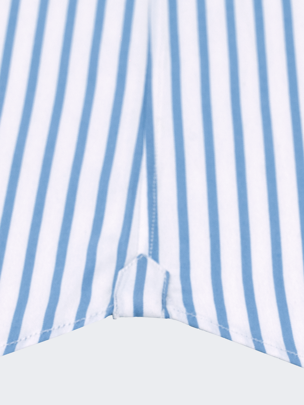 Light Blue Reverse Stripe | Double Button Collar