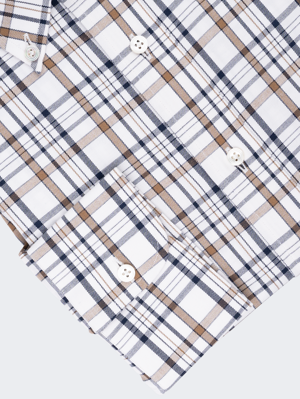 Brown & Black Plaid Shirt