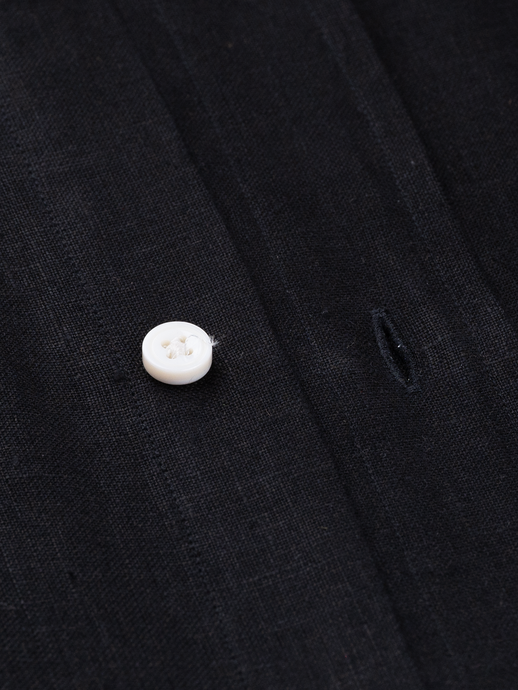 Black Irish Linen | Button Down