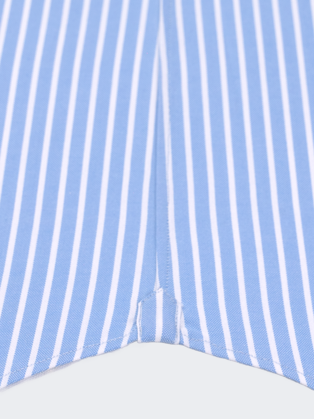 Medium Blue Texture Stripe | Easy Iron