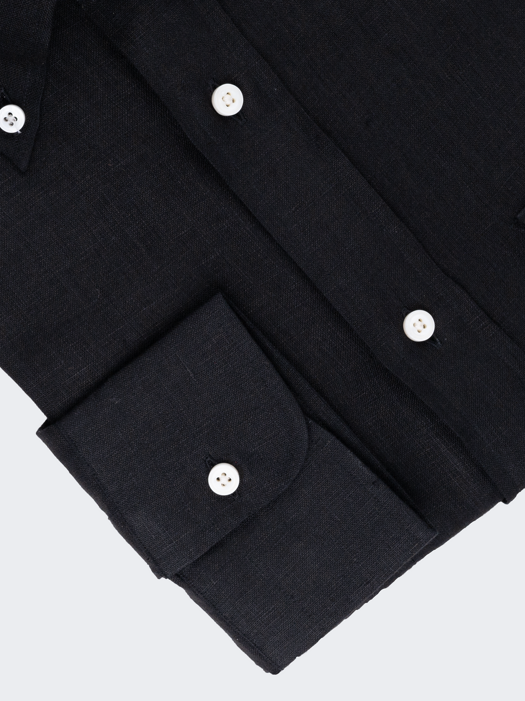 Black Irish Linen | Button Down