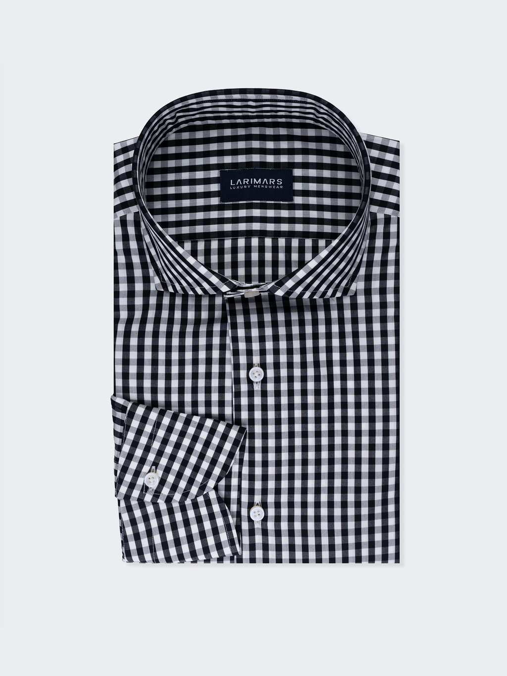 Black Gingham | Cotton Shirt