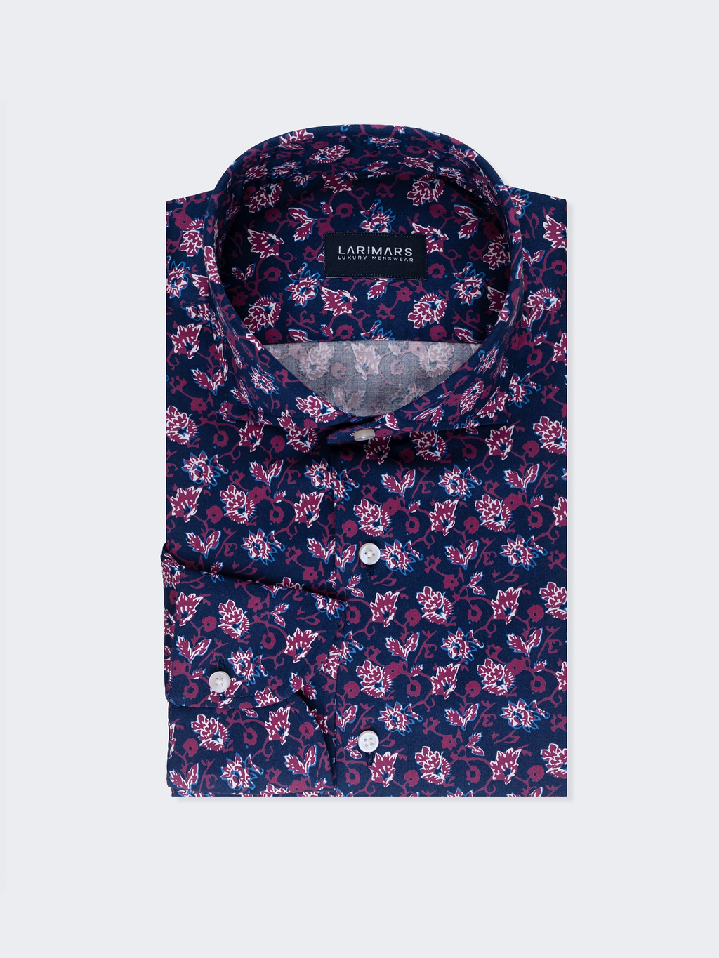 Vintage Floral Print | Cotton Shirt