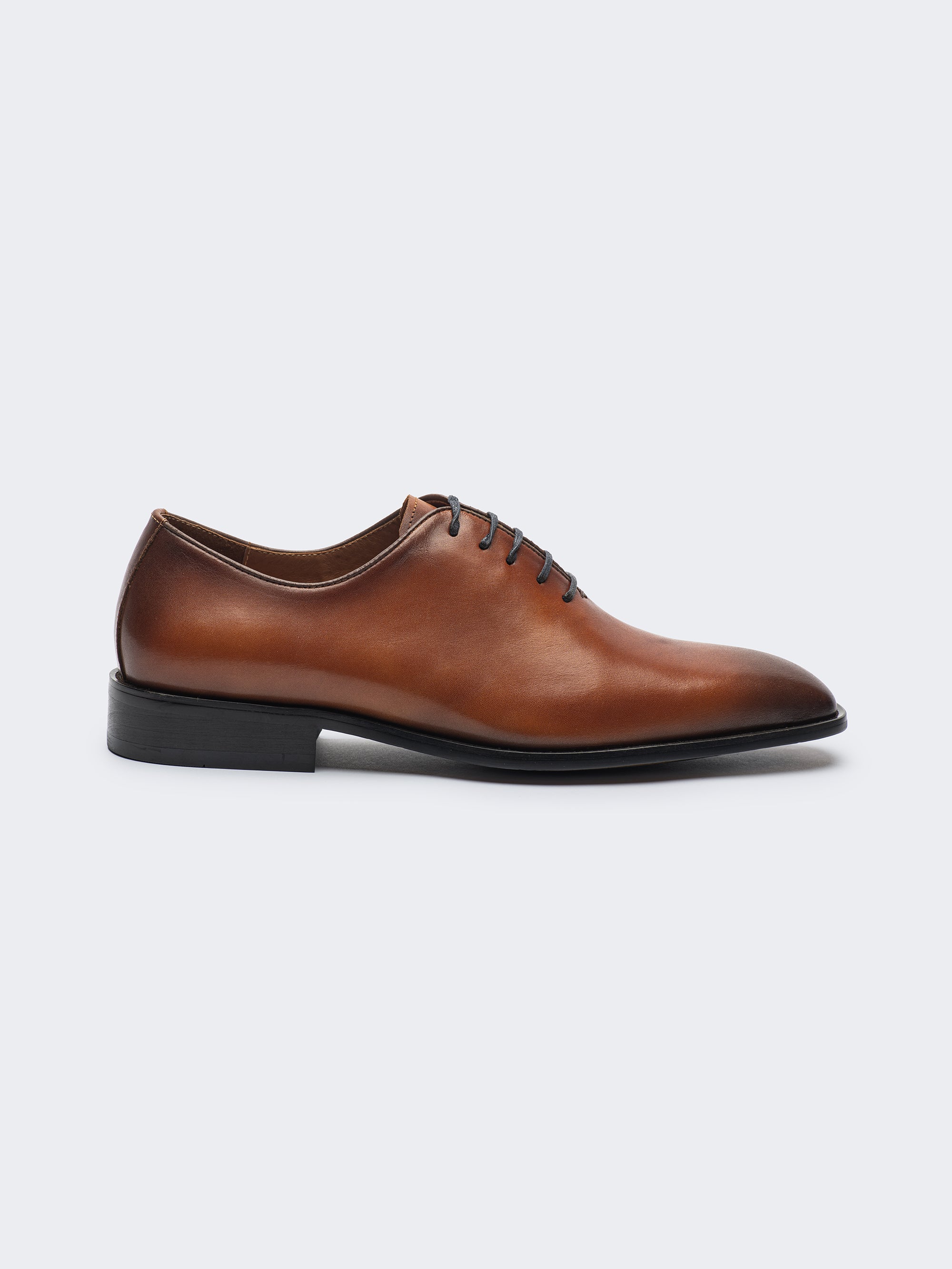 Tan - Chaussure Oxford Wholecut