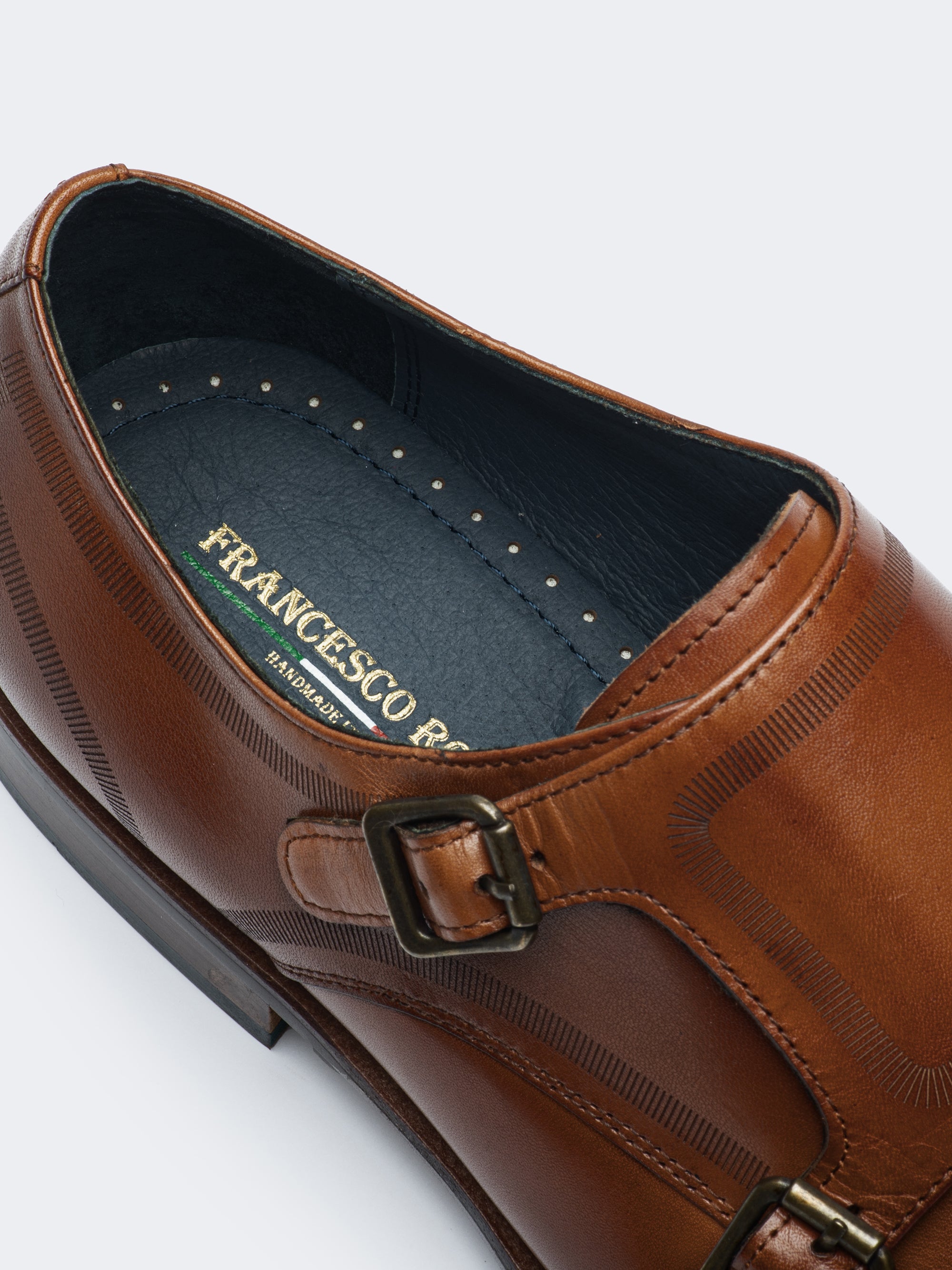 Marron - Chaussure à double boucle