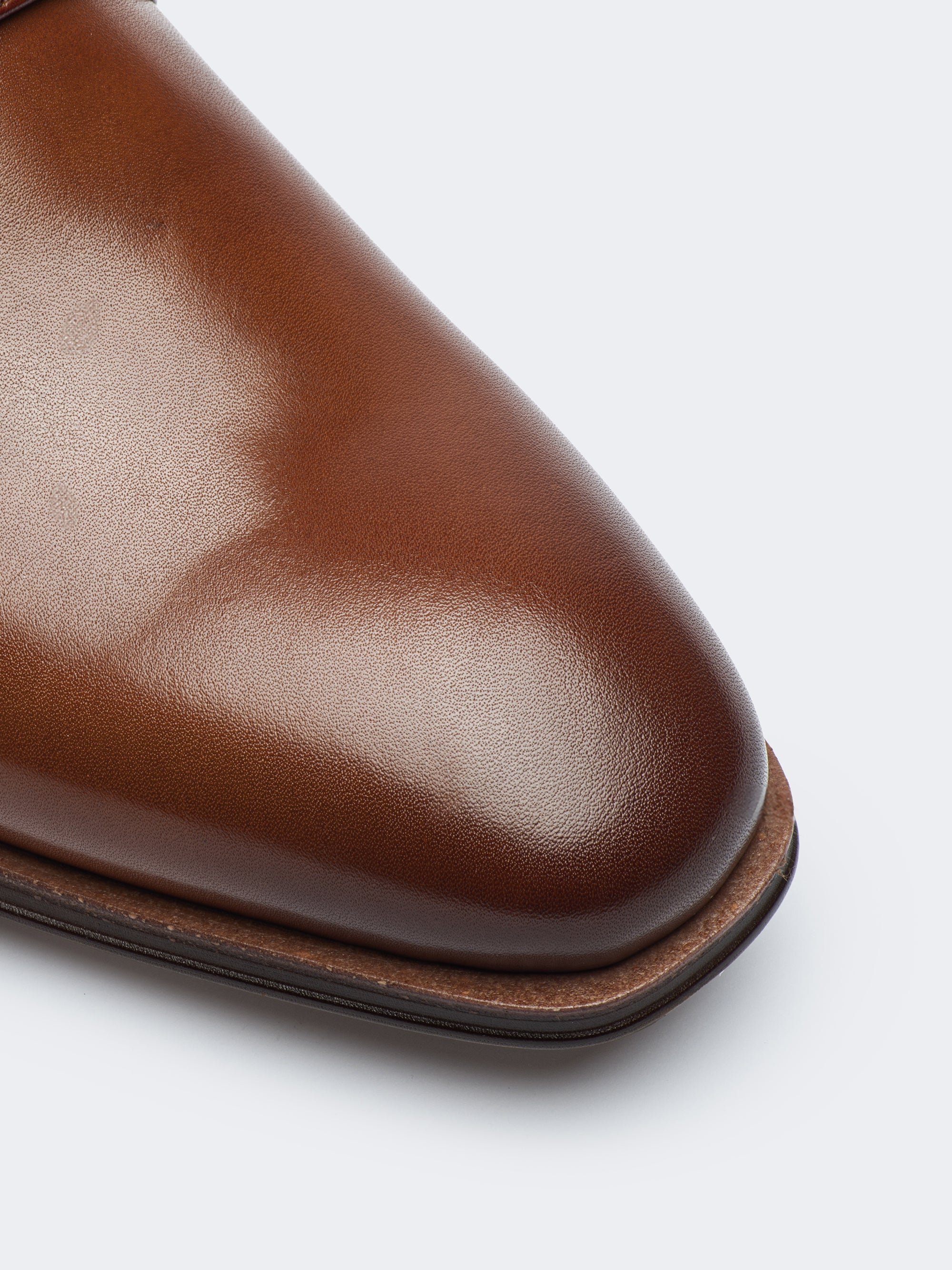 Marron - Chaussure à double boucle