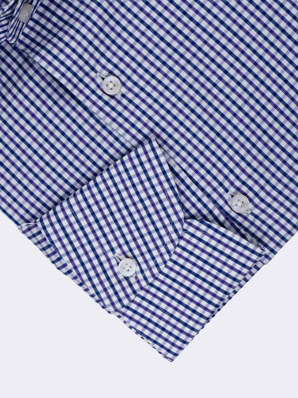 Blue & Mauve Tattersall check