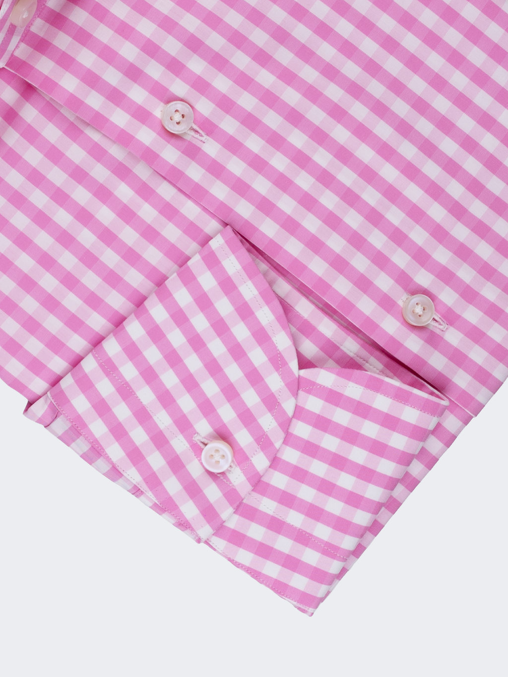 Pink Gingham | Cotton Shirt