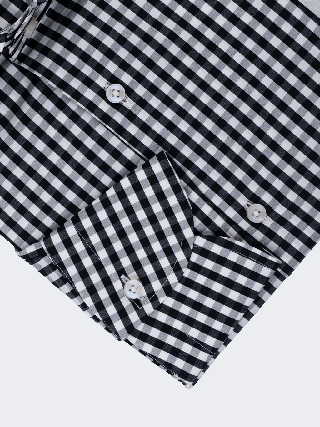 Black Gingham | Cotton Shirt