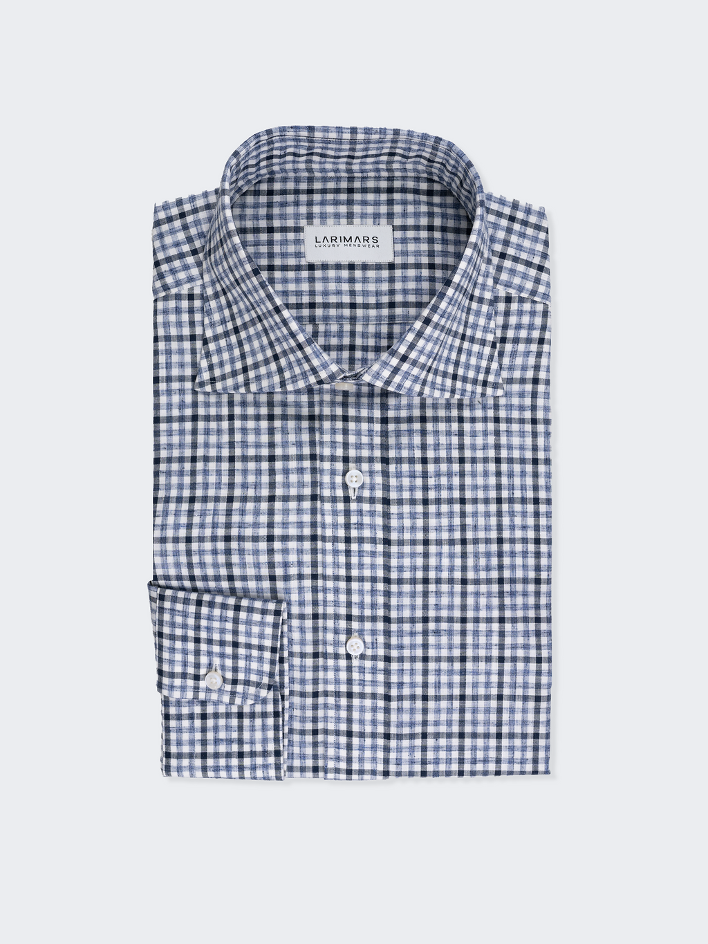 Plaid bleu et bleu marine océan