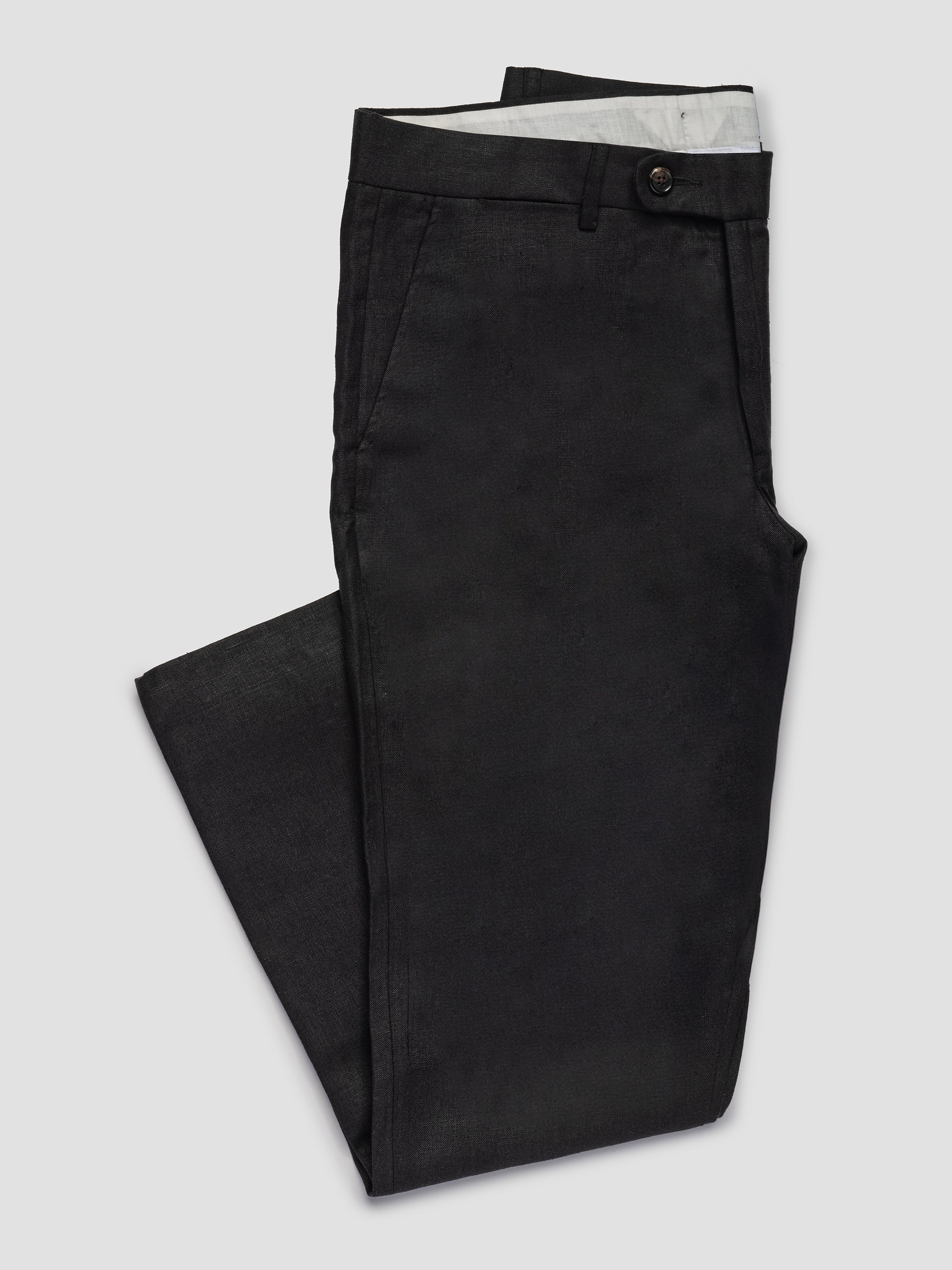 Black Linen Trouser