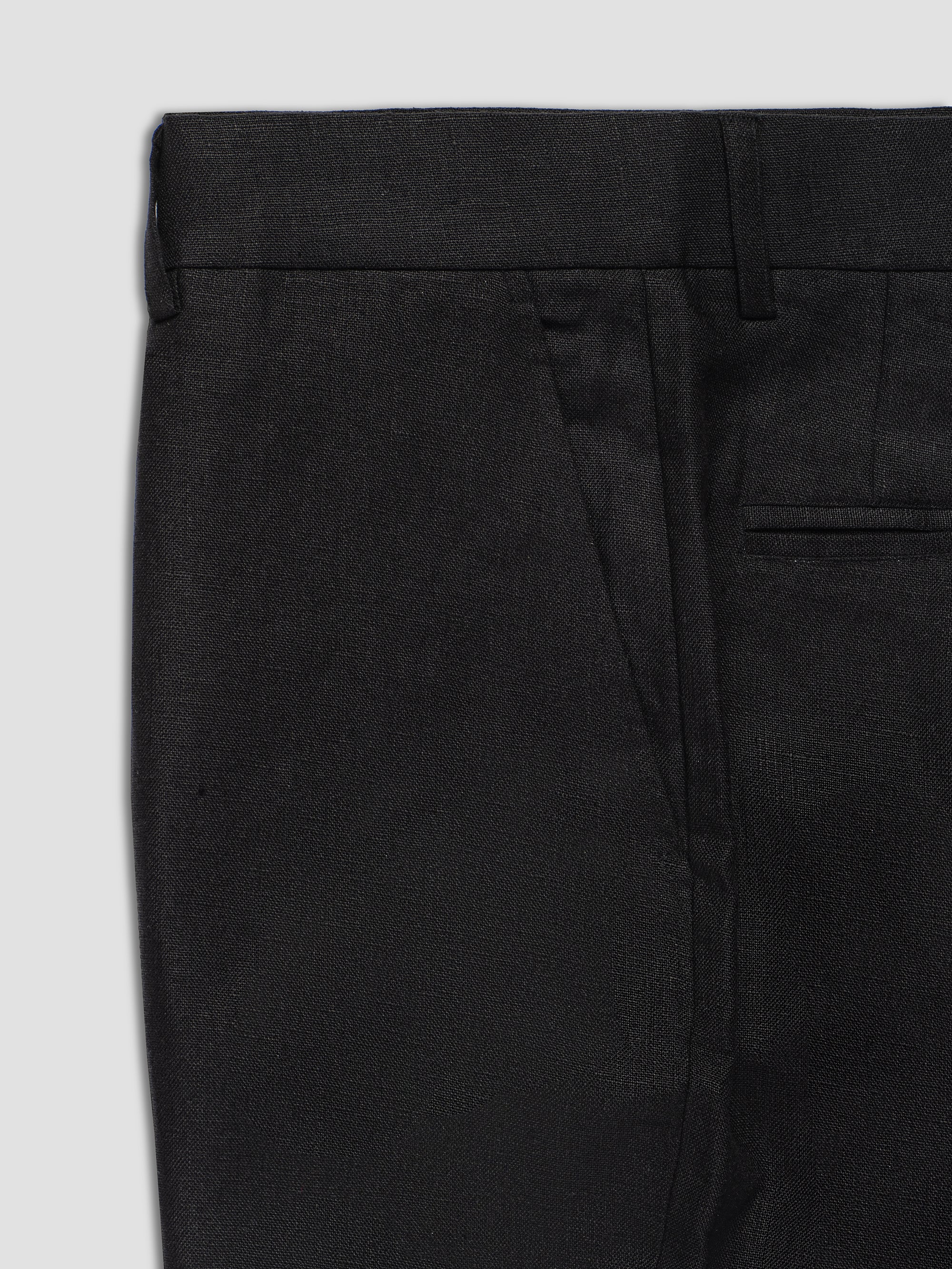 Black Linen Trouser
