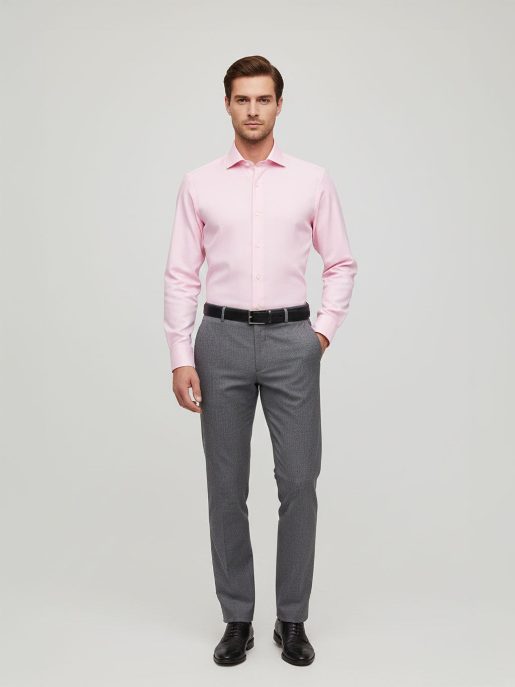 Baby Pink Poplin | Cotton Shirt
