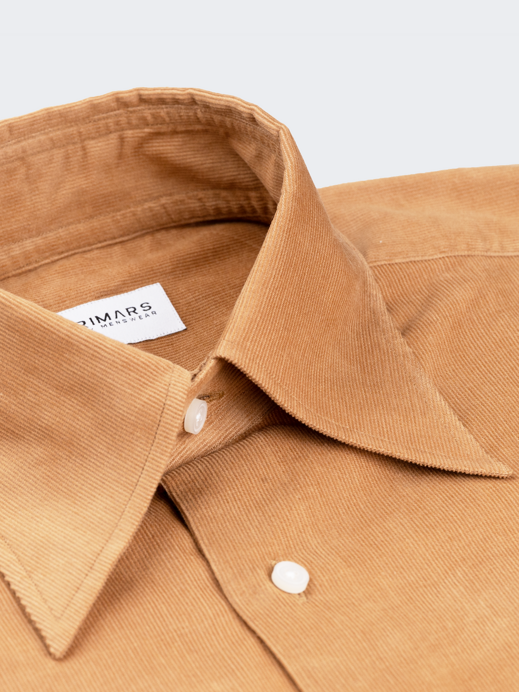 Beige Corduroy | Italian Spread Collar