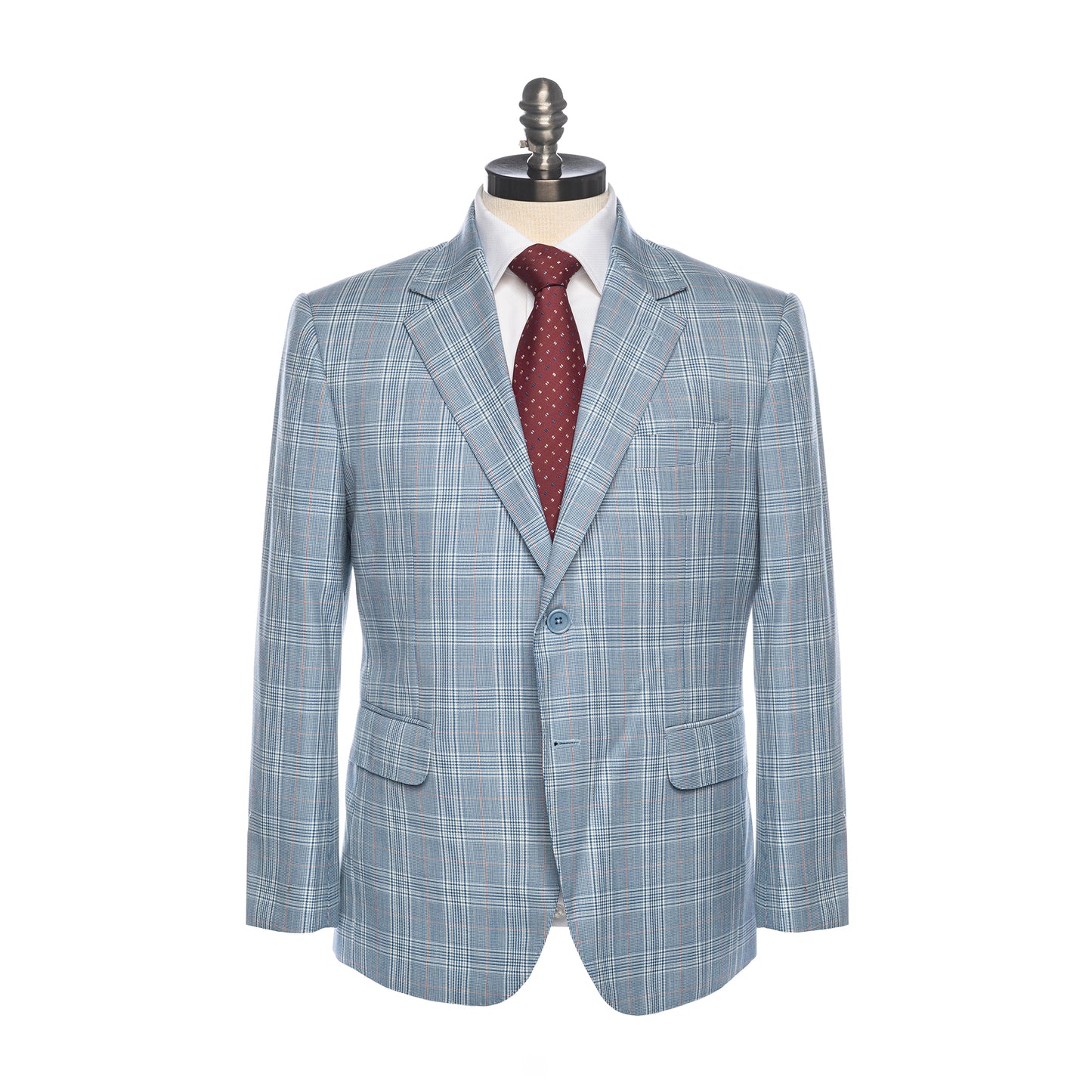 Light Blue Check Suit's Jacket