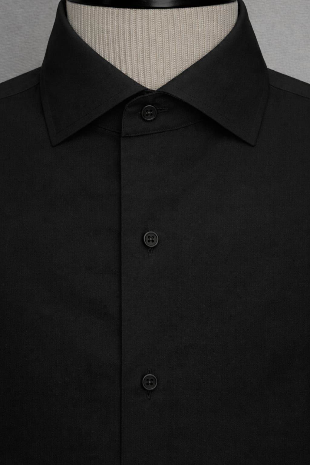 Black Satin Shirt