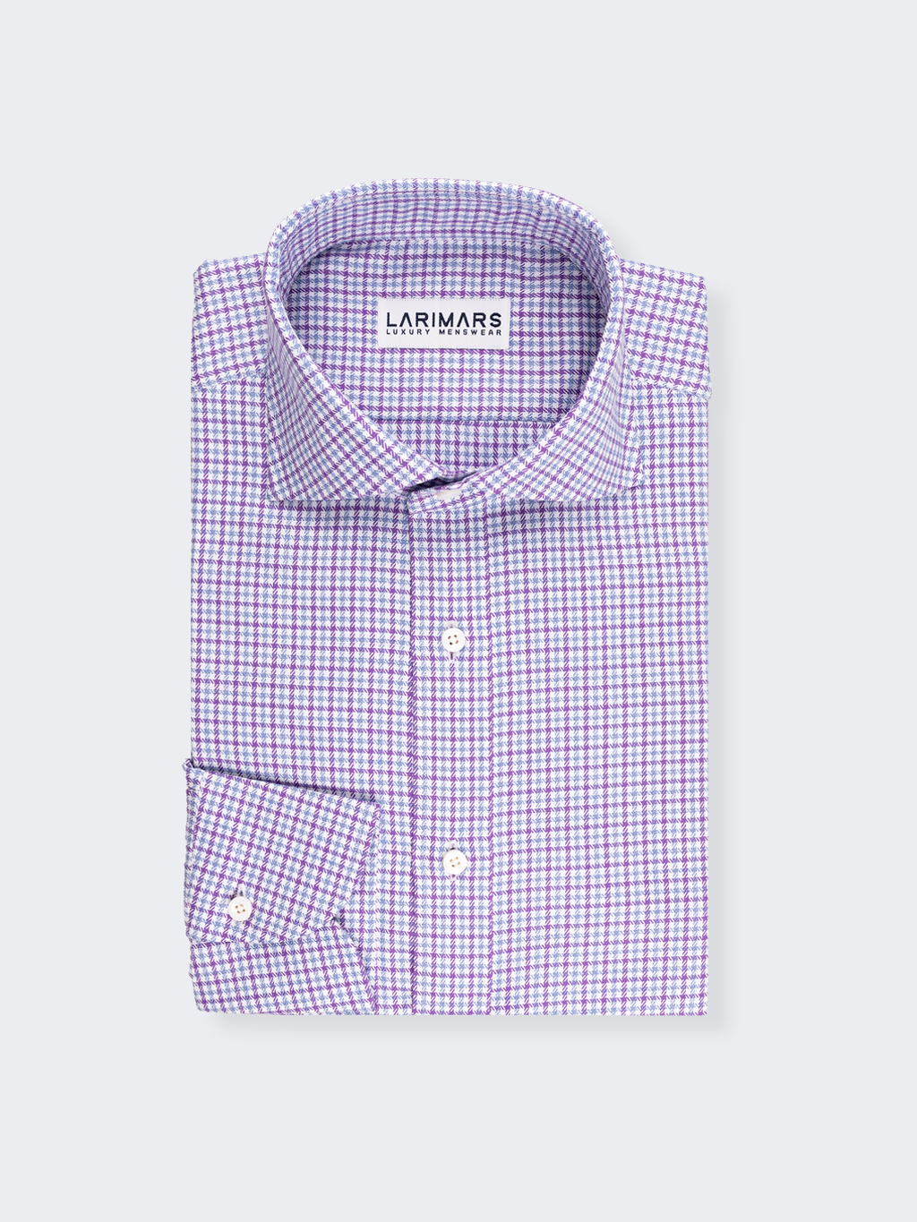 Purple Puppytooth Pattern | Easy Iron