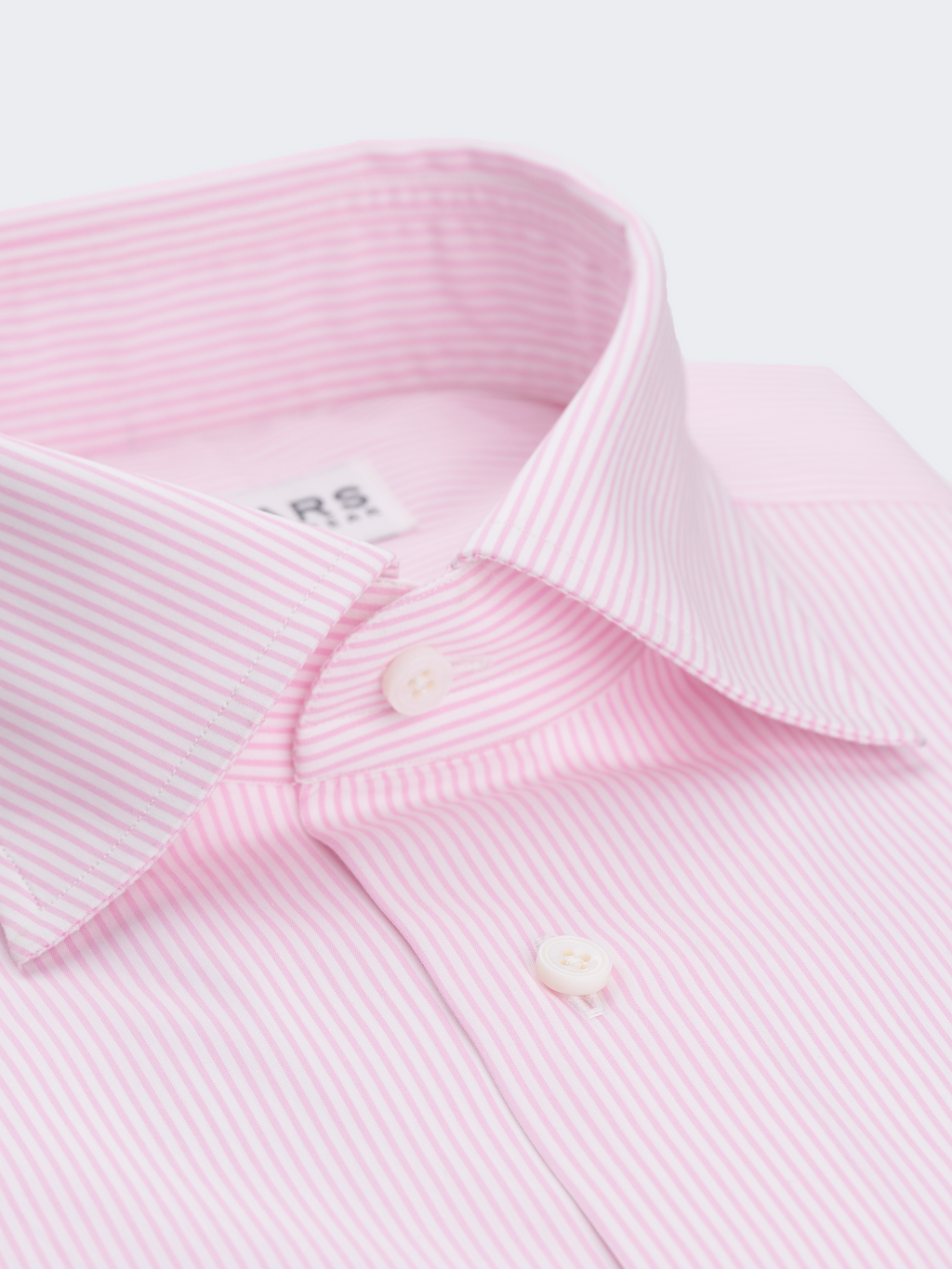 Pink Pencil Stripe | Easy Iron