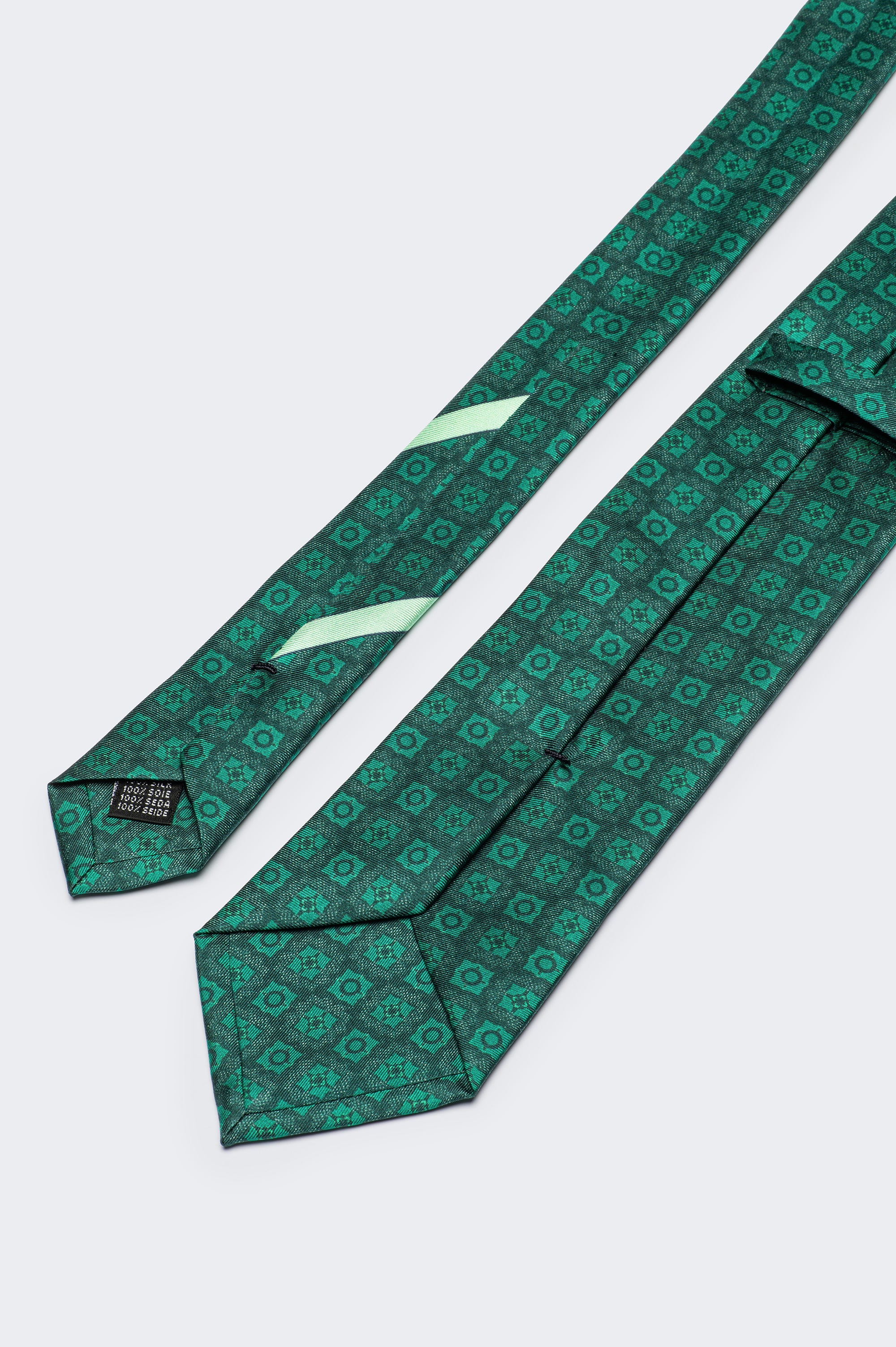 Emerald Grid | Handmade Italian Silk Tie