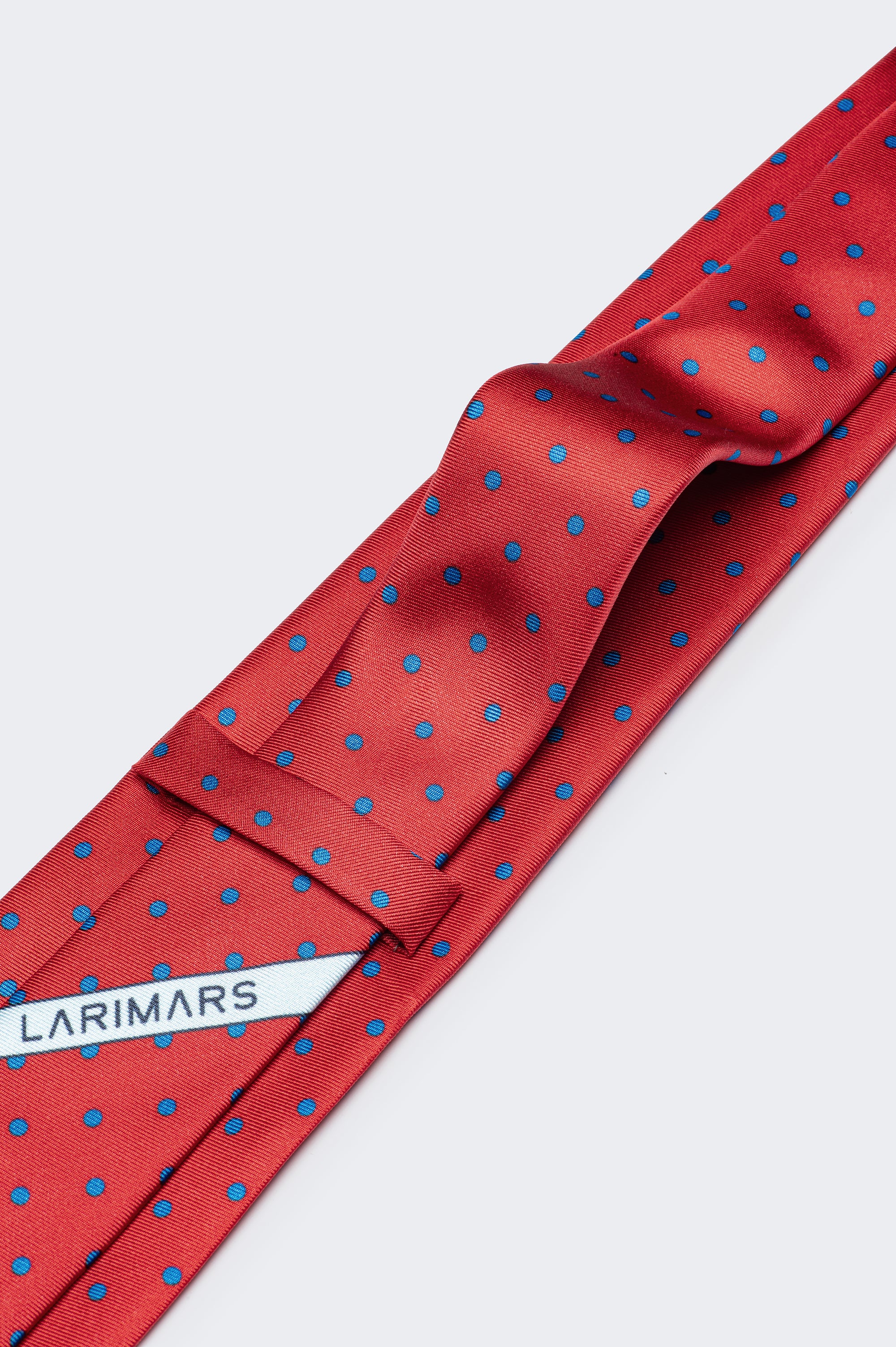 Ruby Polka Dot | Handmade Italian Silk Tie