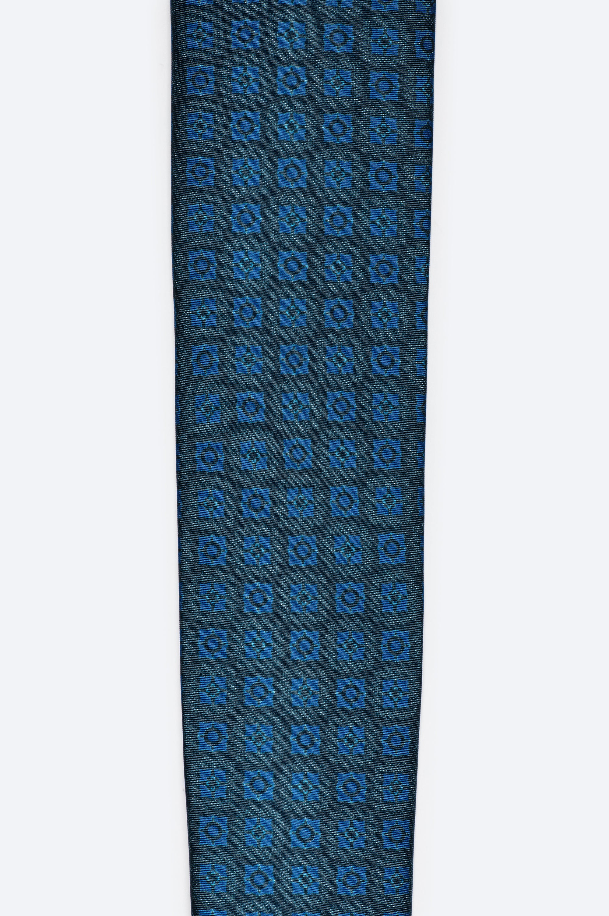 Oceanic Geometry | Handmade Italian Silk Tie
