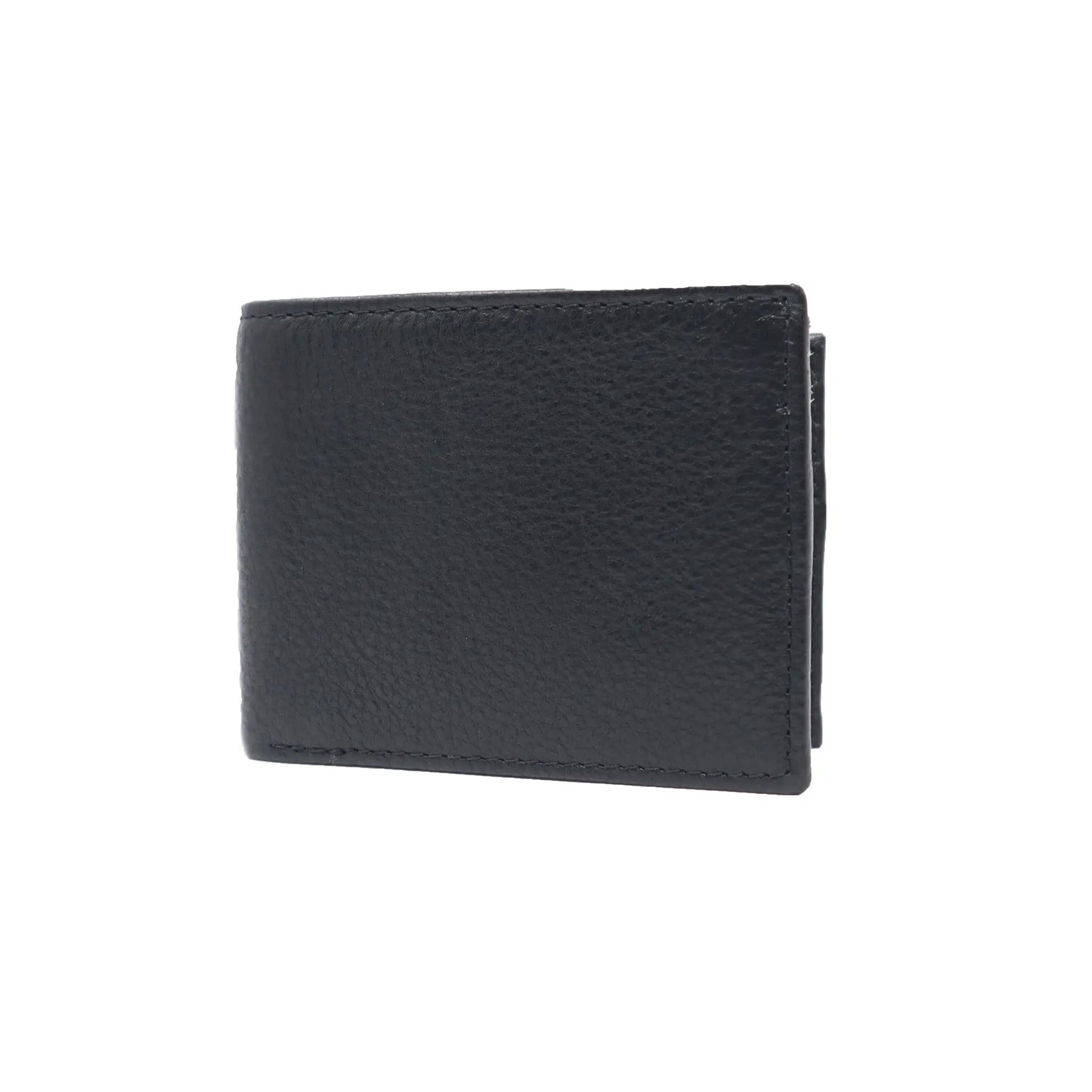 Simple Black Leather Wallet - Larimars Clothing Men's Formal and casual wear shirts