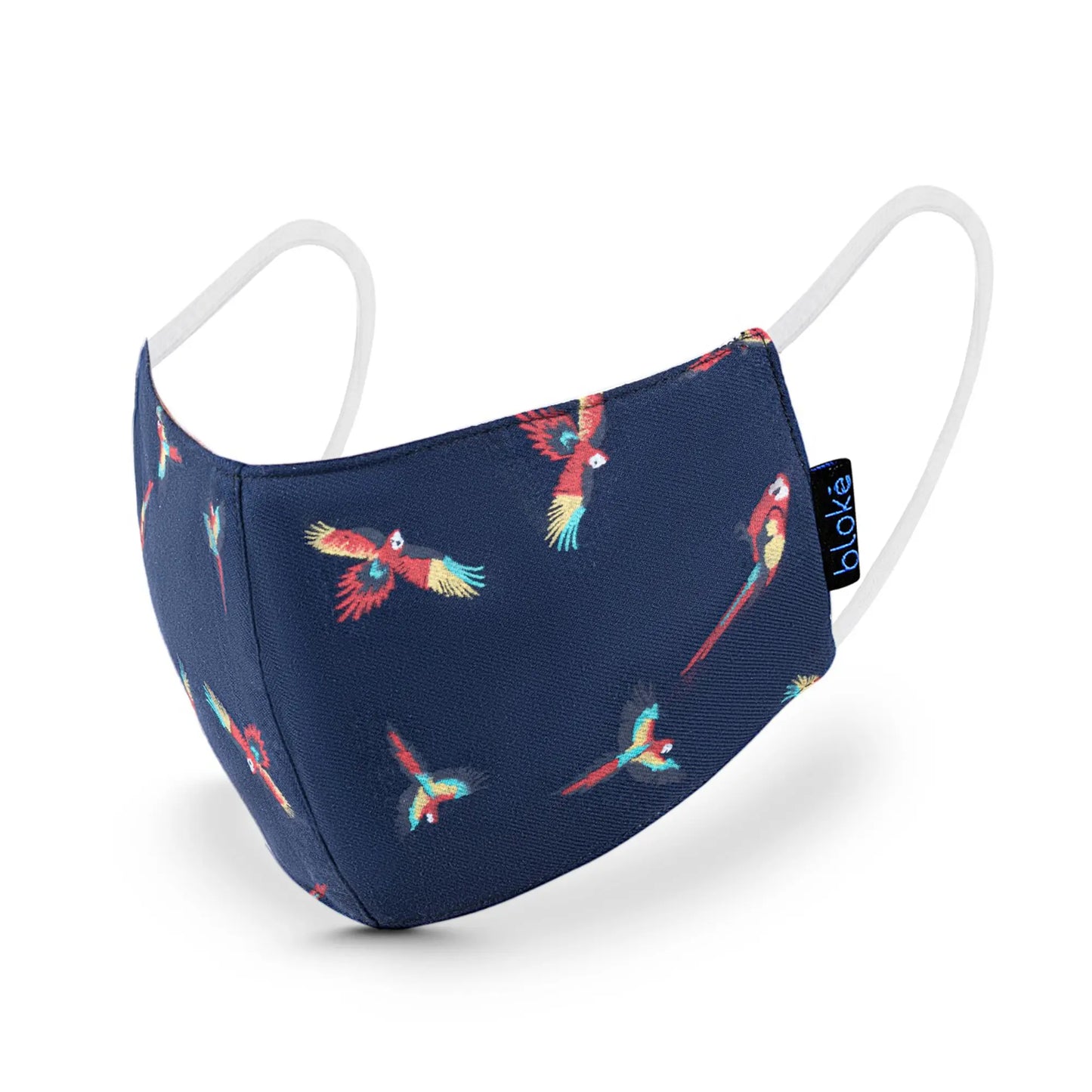 Navy Parrot Print - Larimars Clothing Men's Formal and casual wear shirts