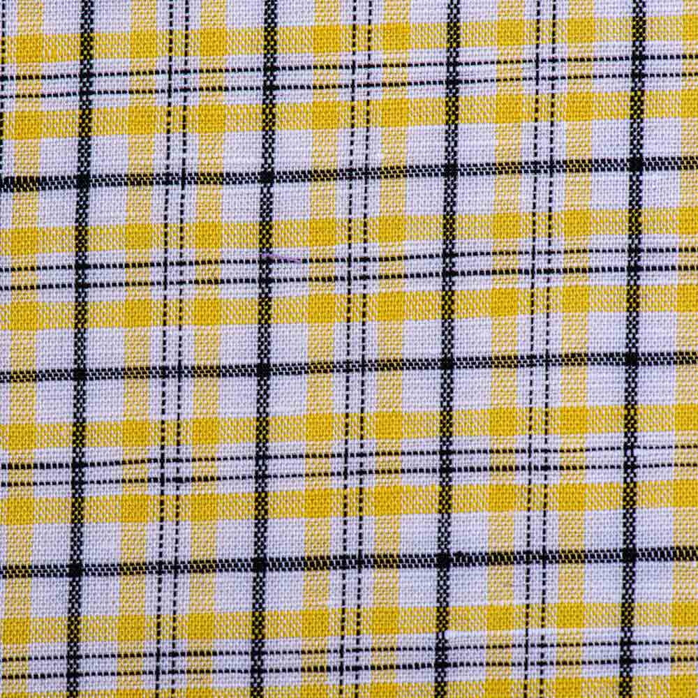 Yellow Cotton Linen Multi Check - Larimars Clothing Men's Formal and casual wear shirts