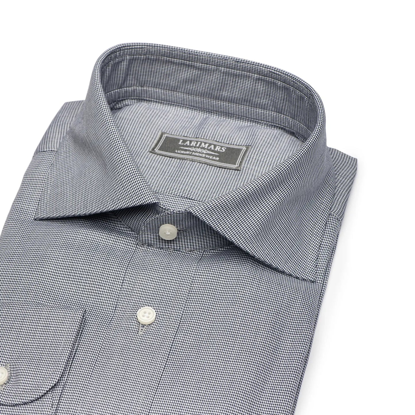 Black Texture - Larimars Clothing Men's Formal and casual wear shirts