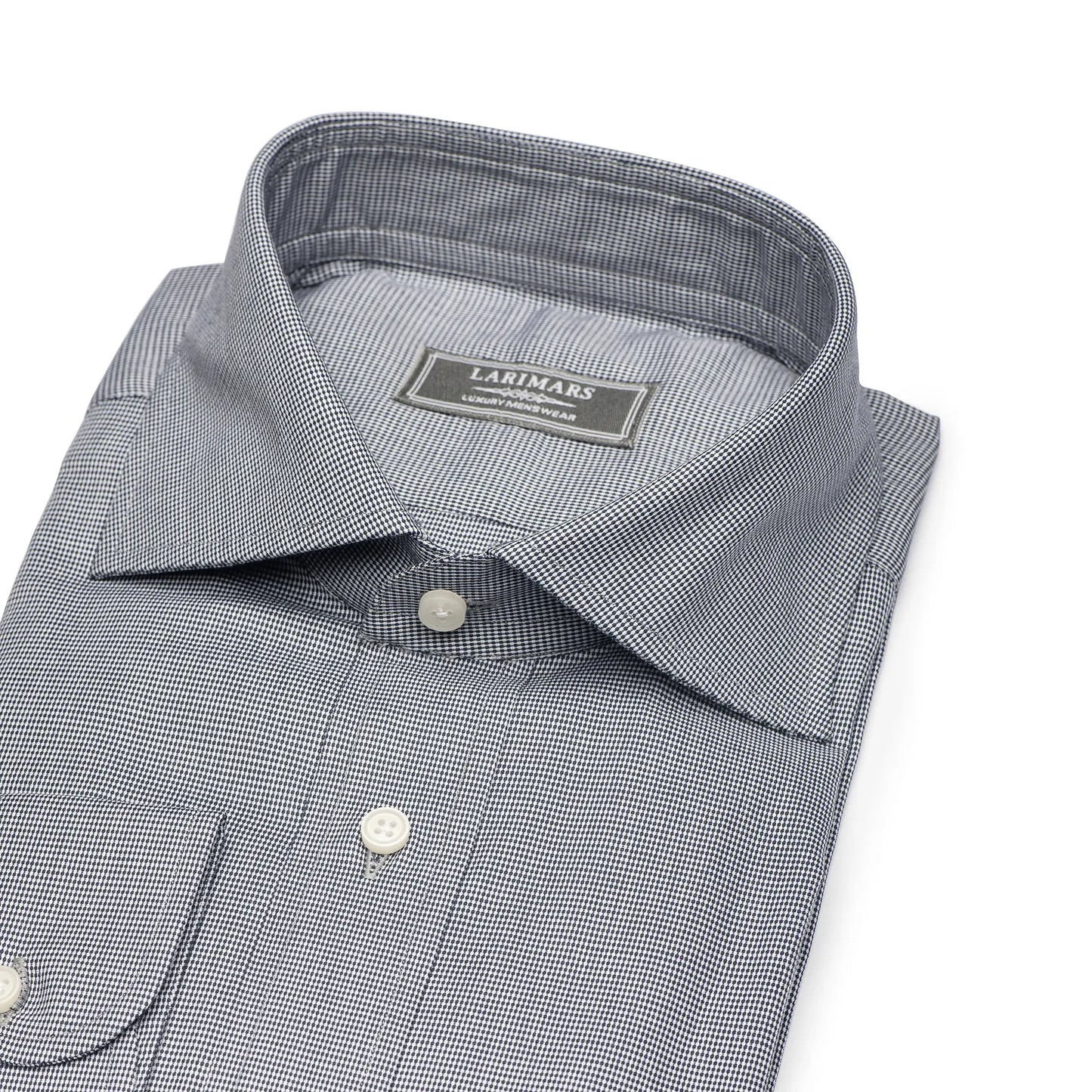 Black Texture - Larimars Clothing Men's Formal and casual wear shirts