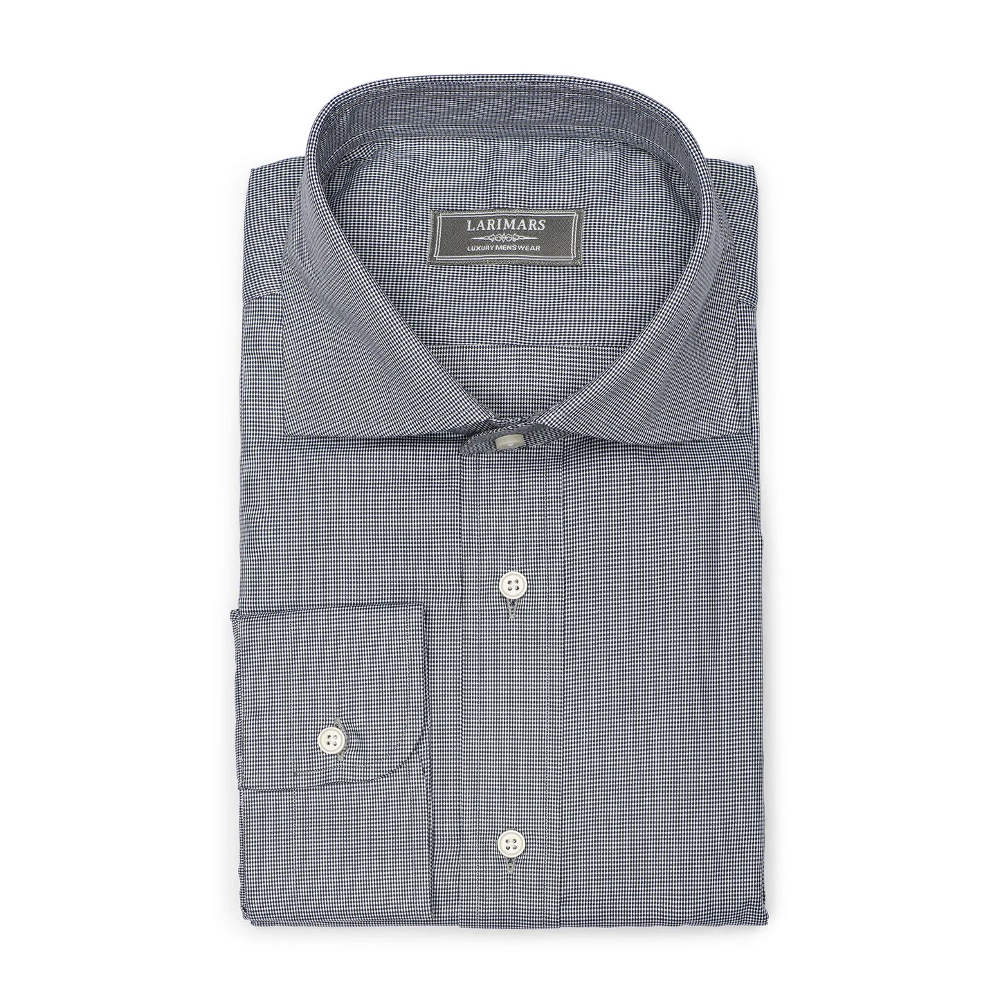 Black Texture - Larimars Clothing Men's Formal and casual wear shirts