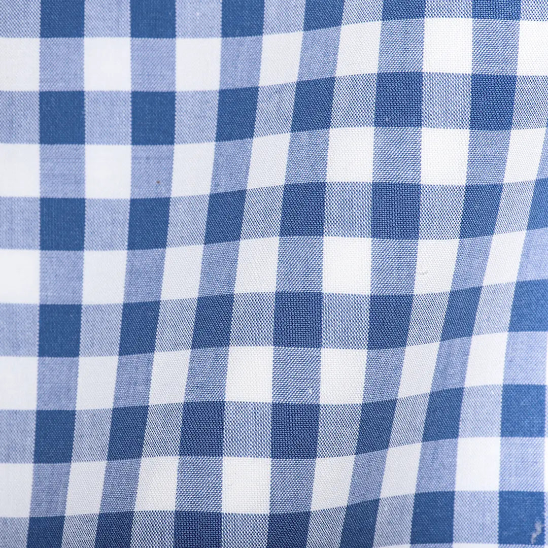 Blue Gingham - Larimars Clothing Men's Formal and casual wear shirts