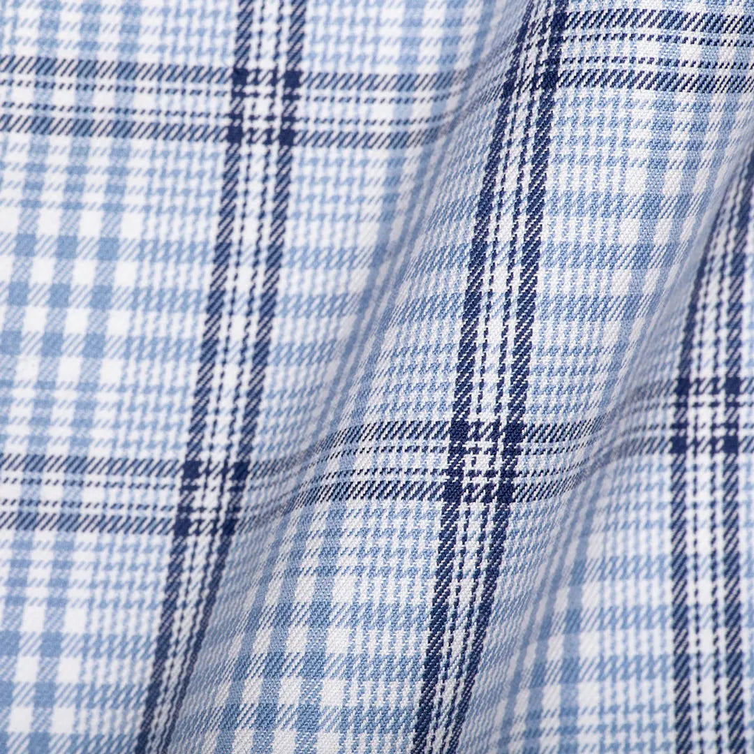 Blue Large Check - Larimars Clothing Men's Formal and casual wear shirts