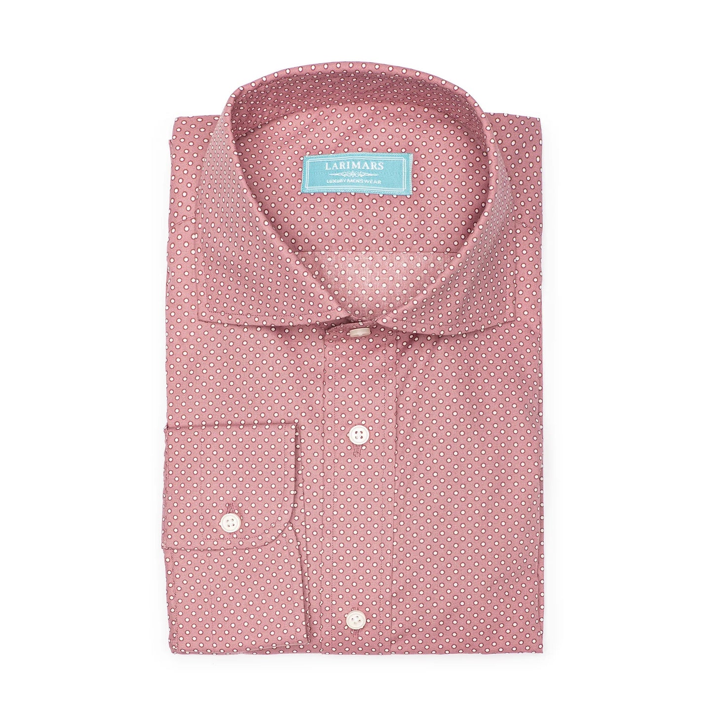 Burgundy Circle Print - Larimars Clothing Men's Formal and casual wear shirts
