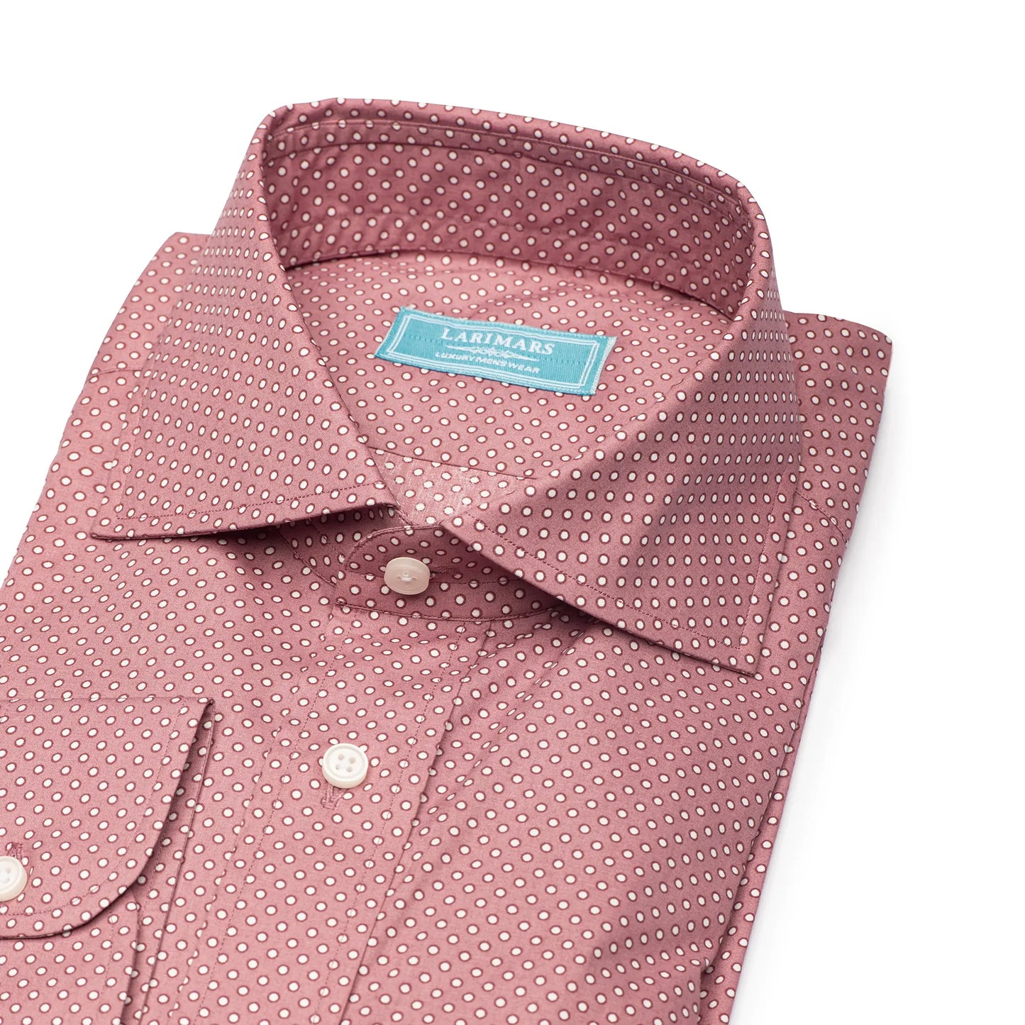 Burgundy Circle Print - Larimars Clothing Men's Formal and casual wear shirts