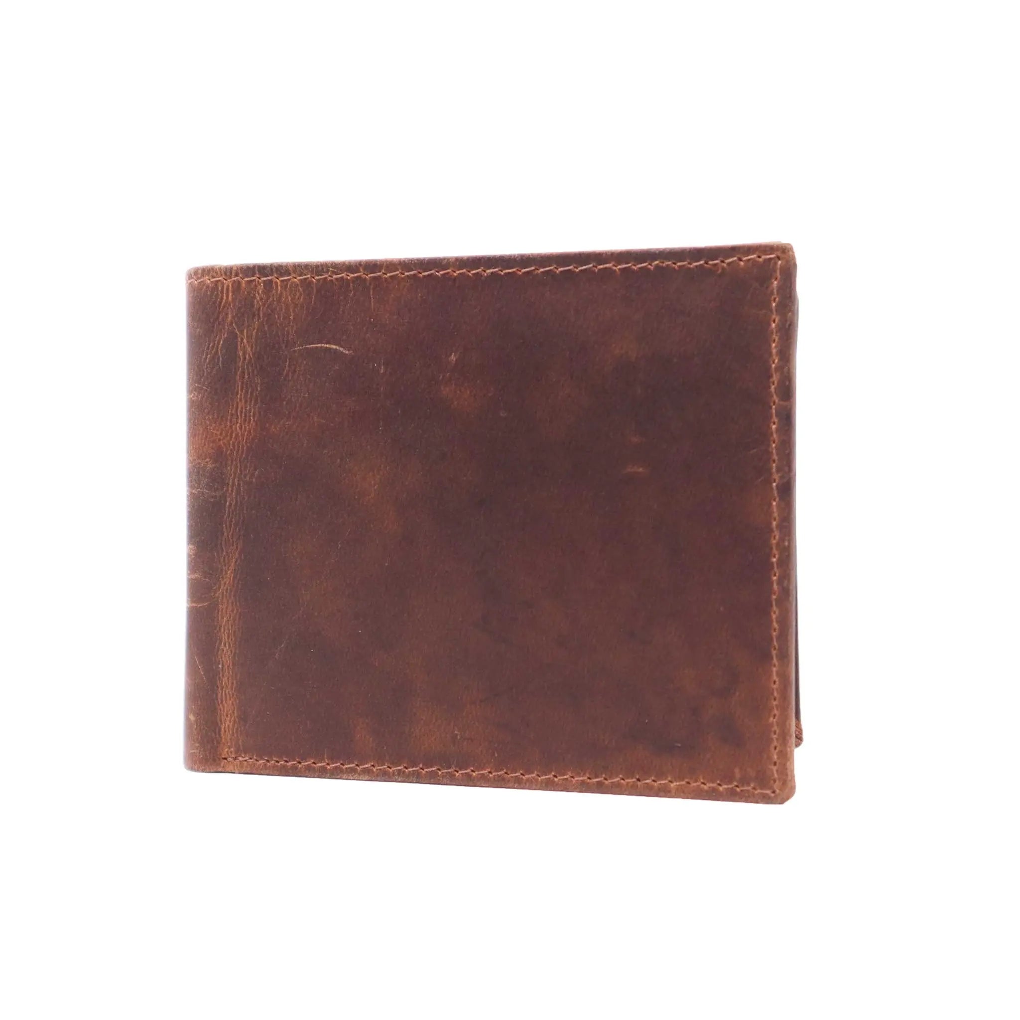 Copper Brown Leather Wallet - Larimars Clothing Men's Formal and casual wear shirts