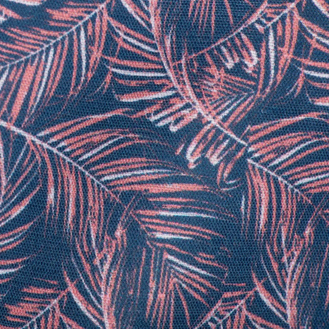 Cotton Linen Leaf Print | Burgoyne - Larimars Clothing Men's Formal and casual wear shirts