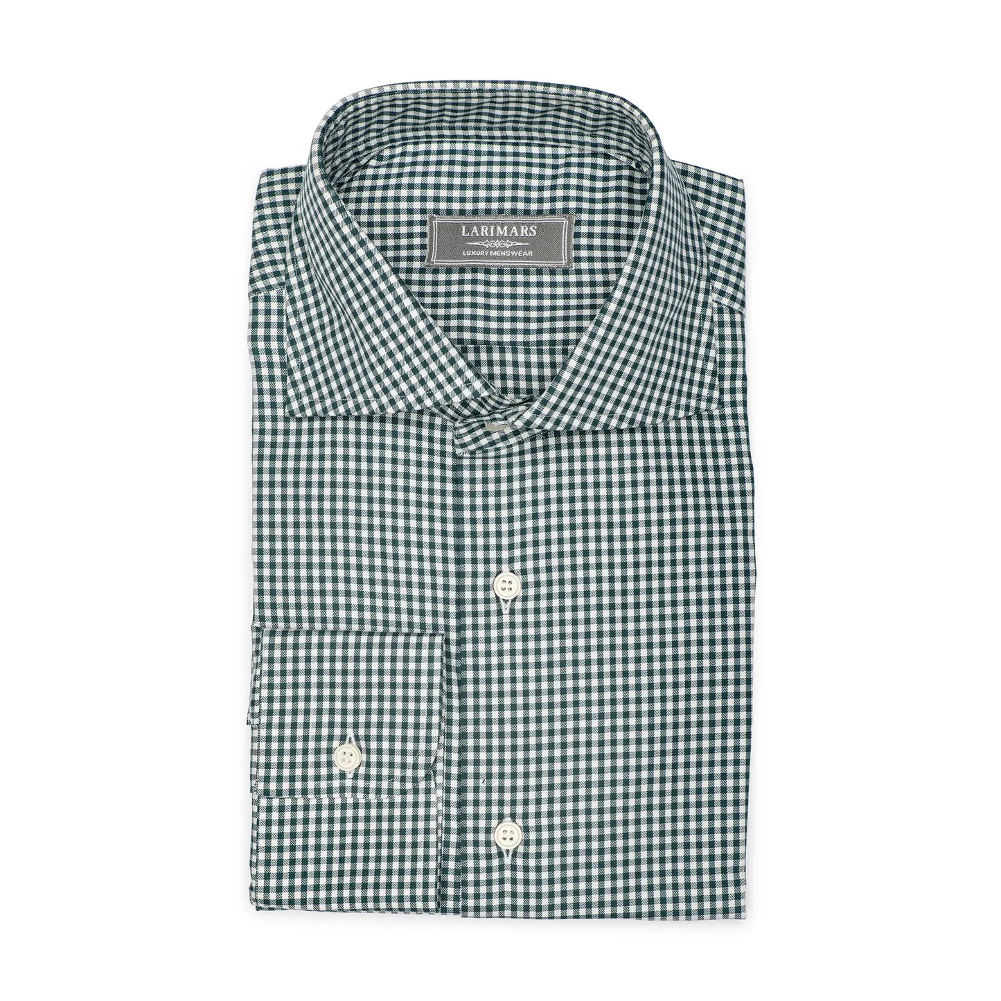 Green Small Check - Larimars Clothing Men's Formal and casual wear shirts