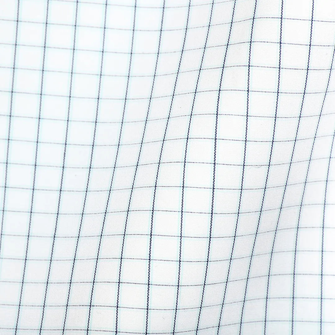 Green & White Check - Larimars Clothing Men's Formal and casual wear shirts