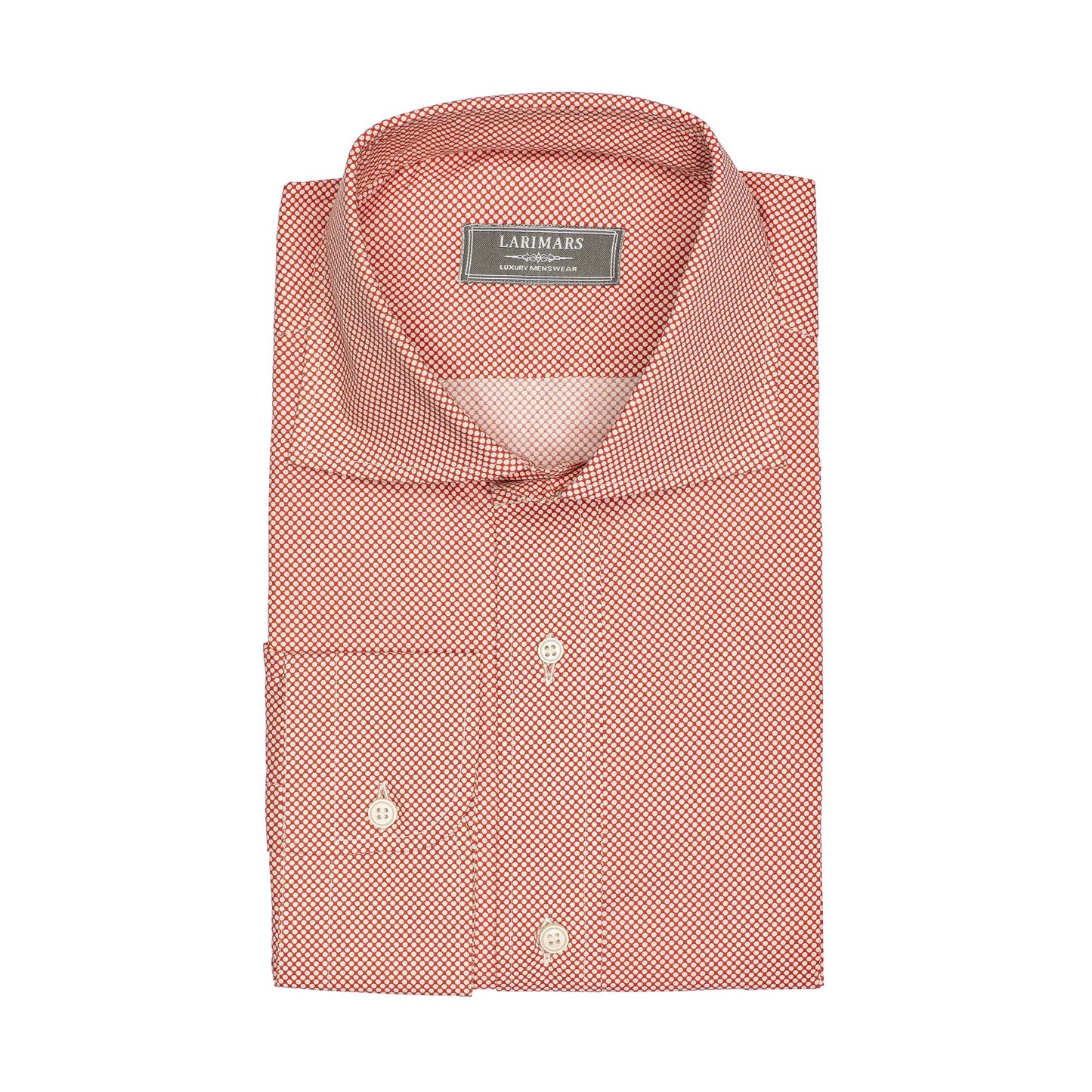 Red Circle Print - Larimars Clothing Men's Formal and casual wear shirts