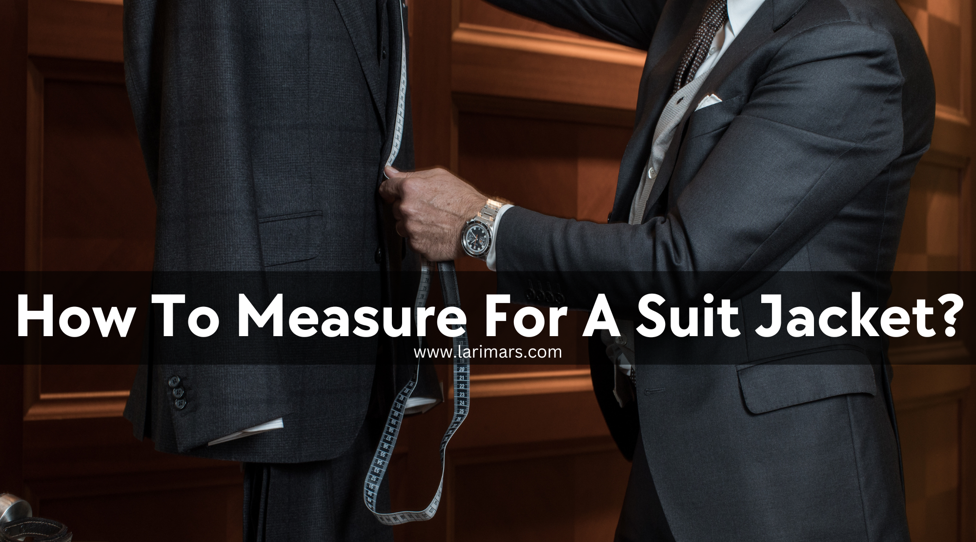measuring suits jacket