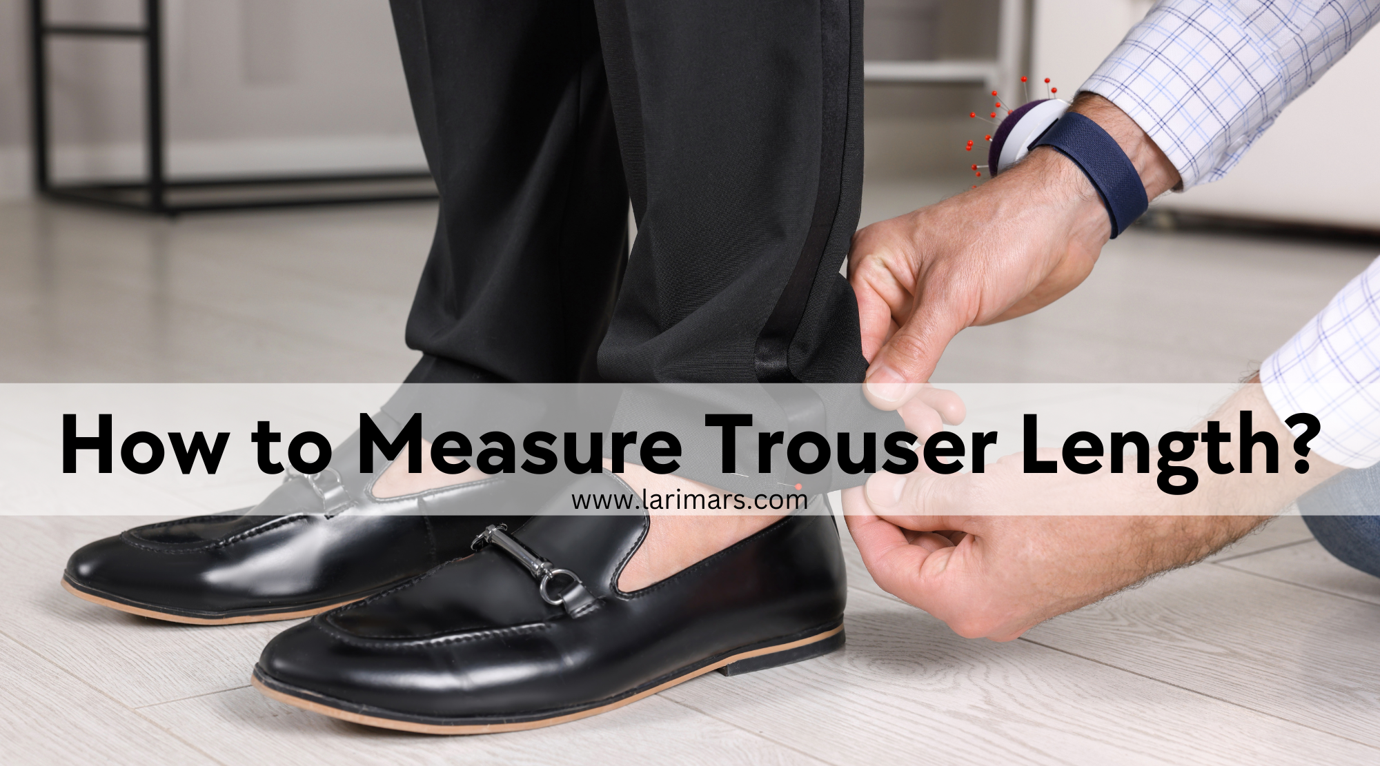 measuring men's trouser length